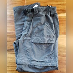 The North Face Gray Cargo Pants Lightweight Outdoor Essential